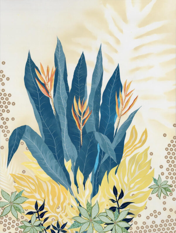 Botanical Art - "Wild Blue Yonder"