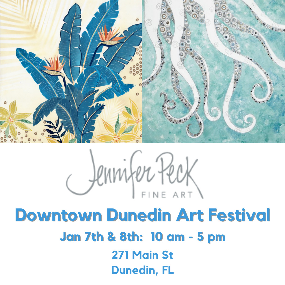 Jennifer Peck at Downtown Dunedin Art Festival
