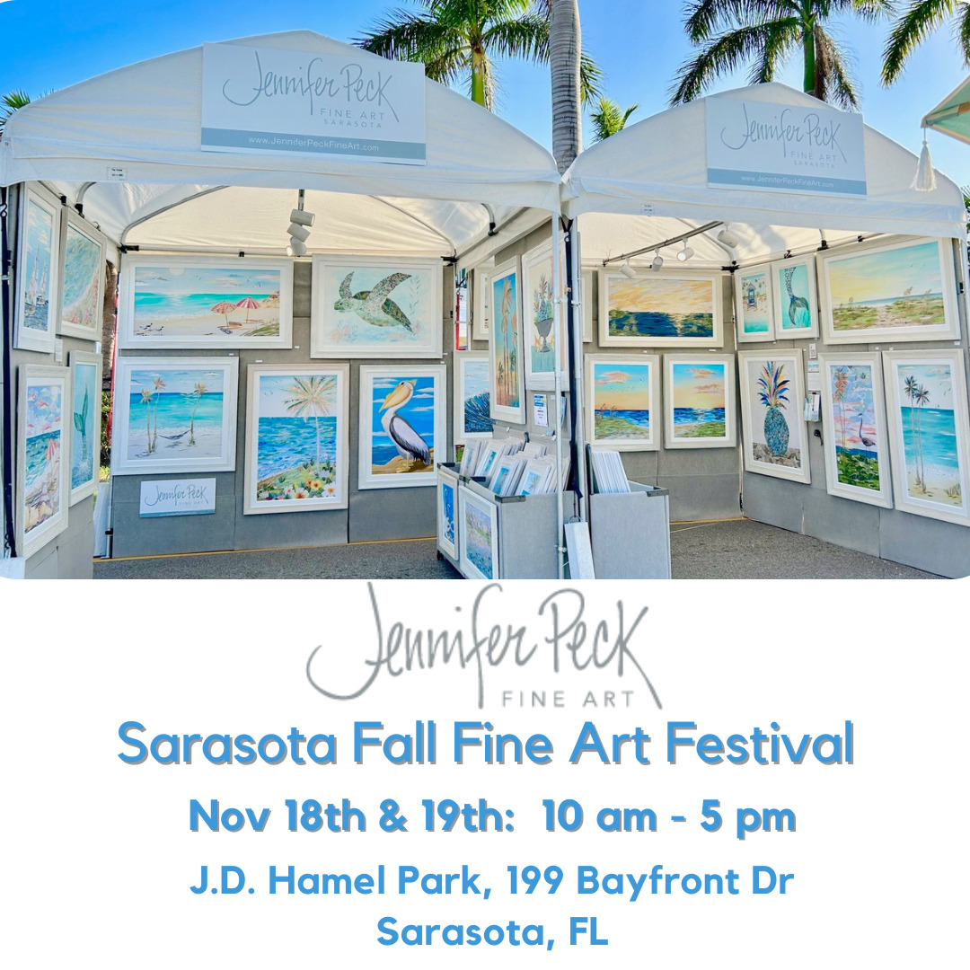 Jennifer Peck at Sarasota Fall Fine Art Festival